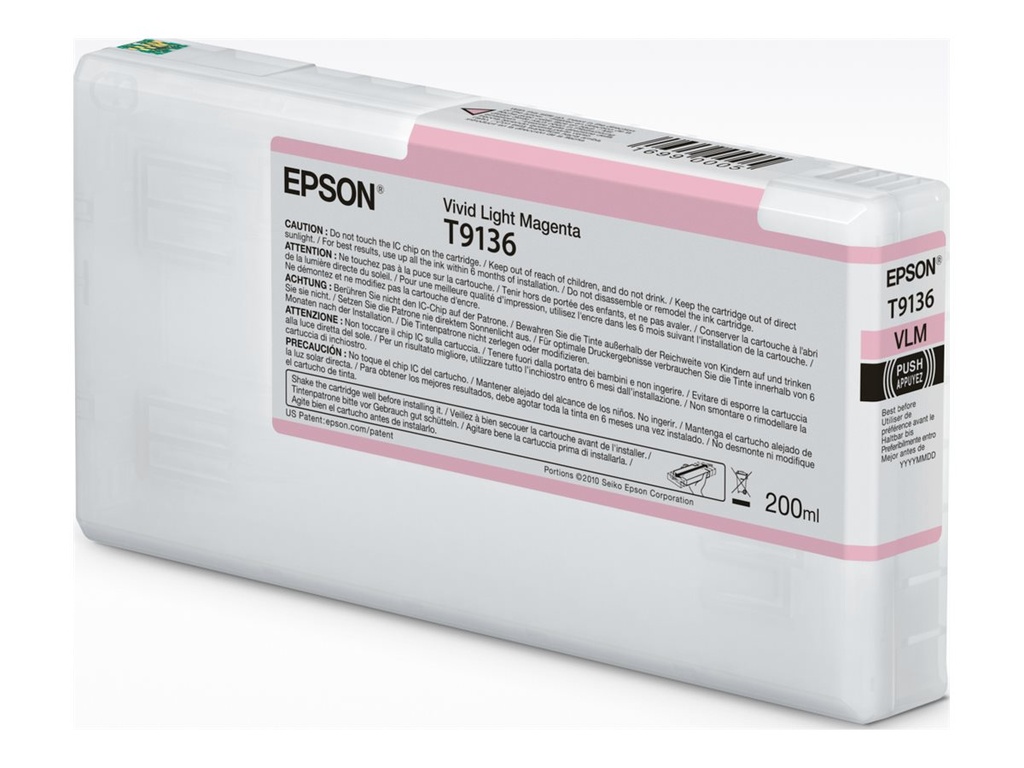 Epson T9136 - 200 ml - Vivid Light Magenta