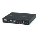 ATEN Dual HDMI KVM over IP Konsolenstation - 1920 x 1200 Pixel - Ethernet/LAN - Full HD+ - Rack-Einbau - 6,53 W - Schwarz