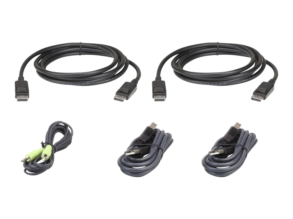 ATEN 2L-7D03UDPX5 - Tastatur- / Video- / Maus- (KVM-)