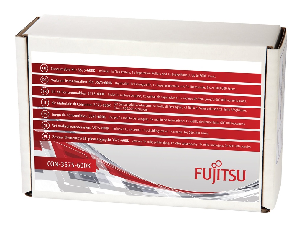 Fsas Technologies Fujitsu Consumable Kit: 3575-600K - Scanner - Verbrauchsmaterialienkit