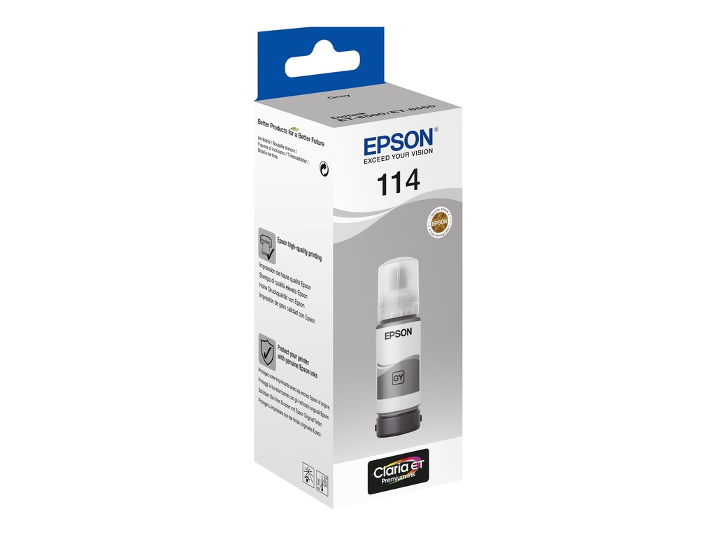 Epson EcoTank 114 - 70 ml - Grau - original - Nachfülltinte