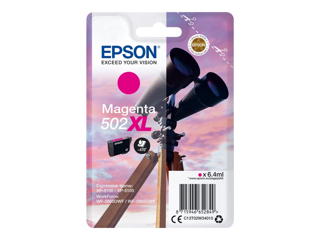 Epson 502XL - 6.4 ml - mit hoher Kapazität