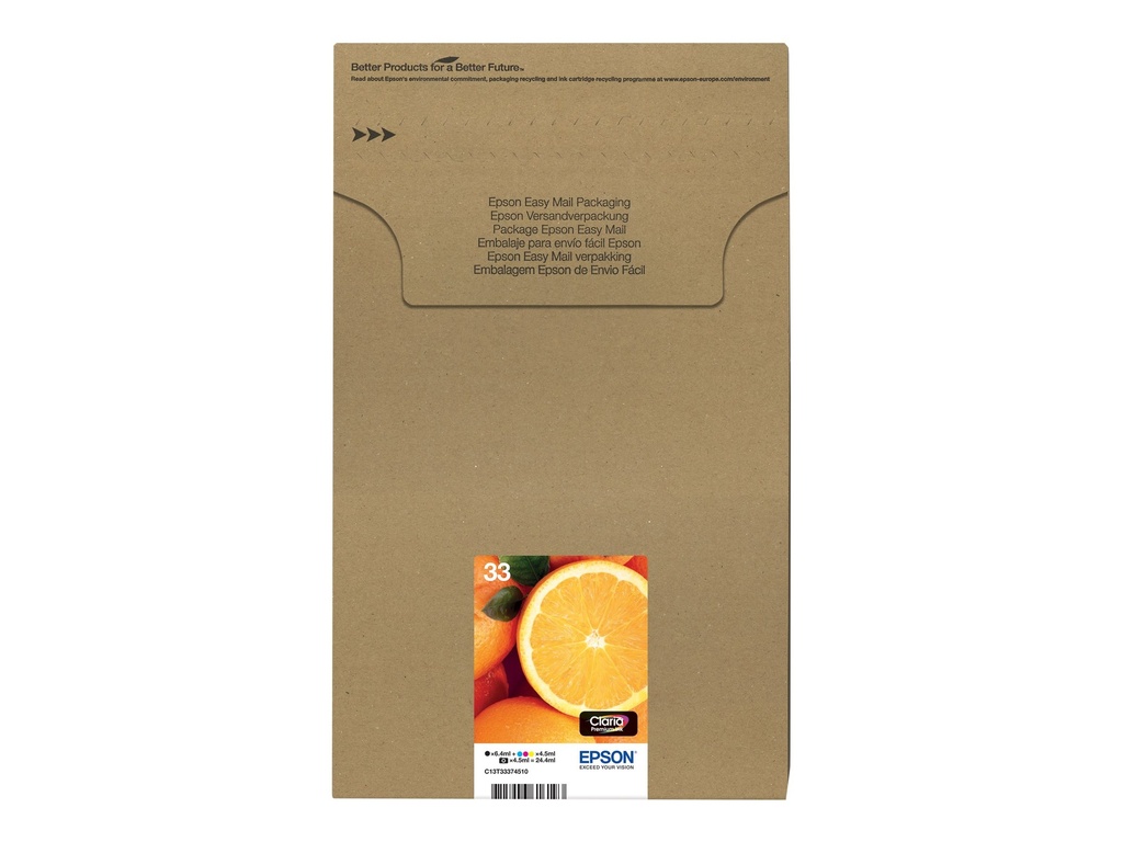 Epson Multipack 33 - 5er-Pack - Schwarz, Gelb