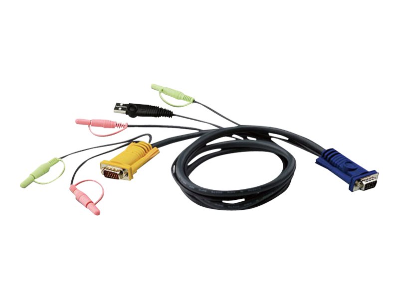 ATEN 2L-5303U - Tastatur- / Video- / Maus- / Audio-Kabel - HD-15 (VGA)