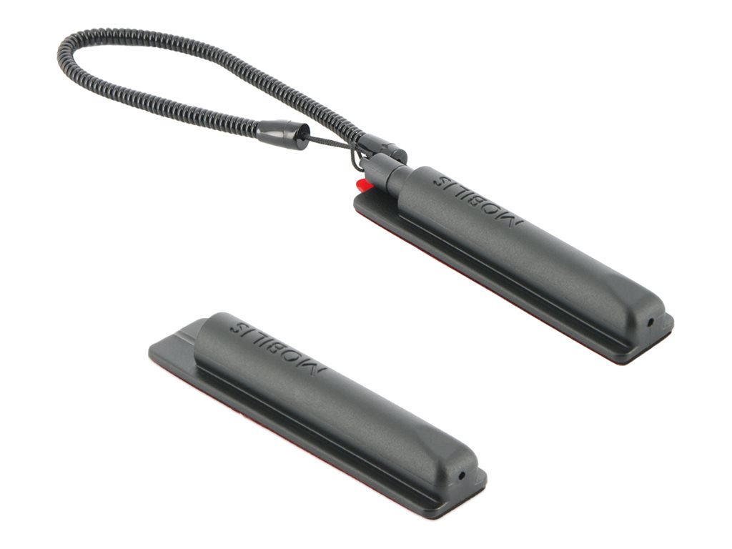 Mobilis Stiftsatz für Barcode-Scanner, Tablet, Tablet-Schutzhülle, Handy, Mobiltelefon-Schutzhülle - selbstklebend, universal - Schwarz (Packung mit 10)