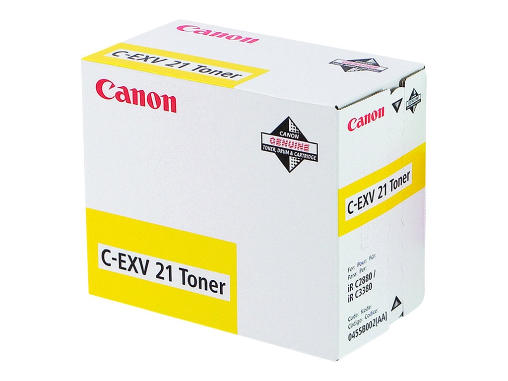 Canon C-EXV 21 Toner yellow 0455b002 - Original - Tonereinheit
