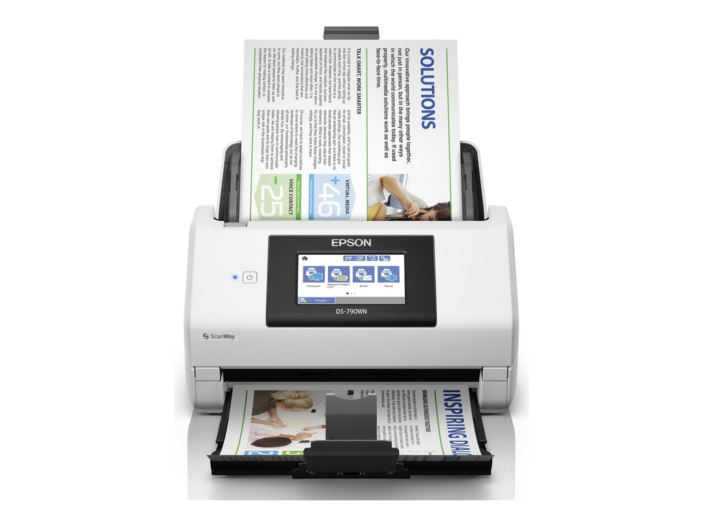 Epson WorkForce DS-790WN - Dokumentenscanner - Duplex - A4/Legal - 600 dpi x 600 dpi - bis zu 45 Seiten/Min. (einfarbig)
