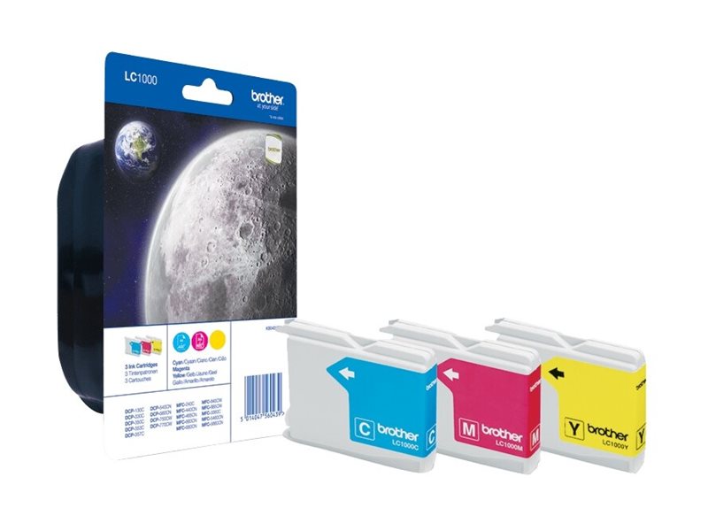 Brother LC1000 RainbowPack - 3er-Pack - Gelb