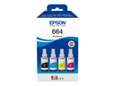 Epson EcoTank 664 - 4er-Pack - Schwarz, Magenta, Cyan, Gelb