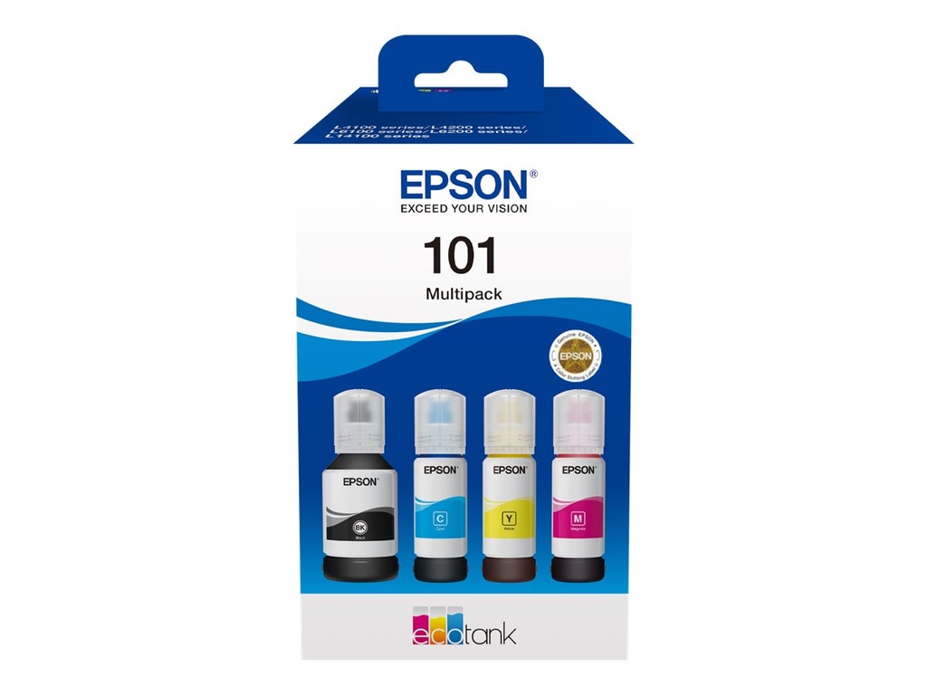 Epson 101 Multipack - 4er-Pack - Schwarz, Gelb