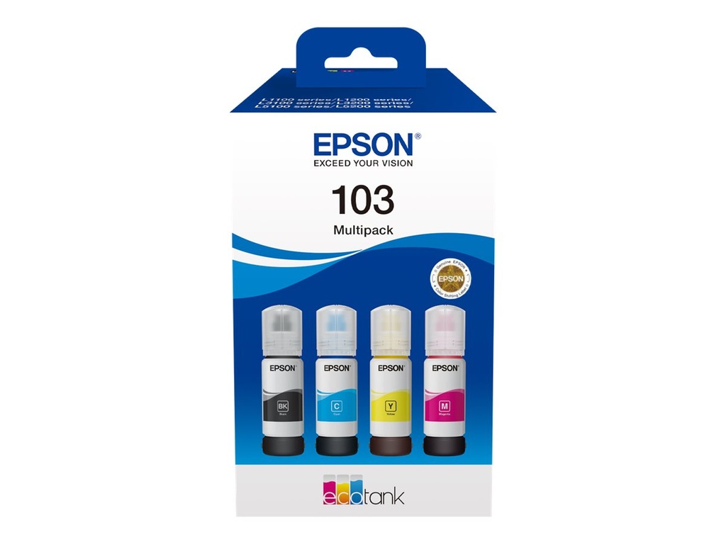 Epson 103 Multipack - 4er-Pack - Schwarz, Cyan
