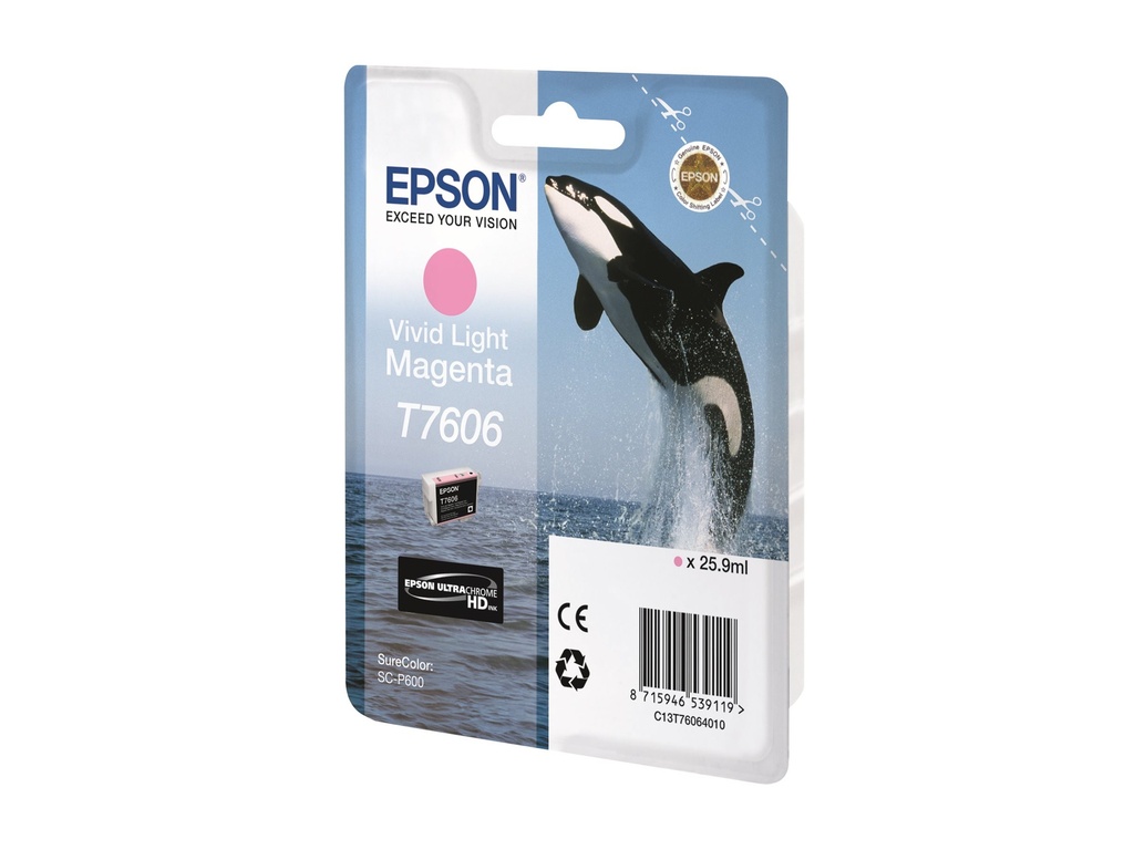 Epson T7606 - 25.9 ml - Vivid Light Magenta - original