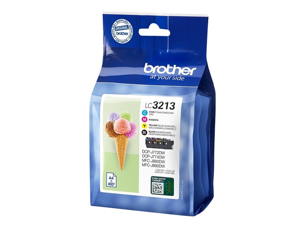 Brother LC3213 - 4er-Pack - Schwarz, Gelb, Cyan