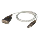 ATEN UC232A - Silber - USB Typ-A - DB-9 - Männlich - Männlich