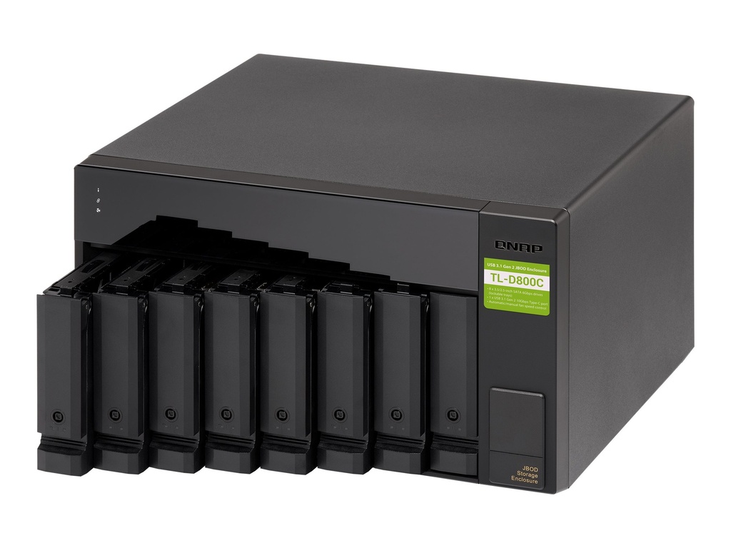 QNAP TL-D800C - Festplatten-Array - 8 Schächte (SATA-600)