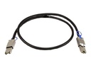QNAP Externes SAS-Kabel - 4x Shielded Mini MultiLane SAS (SFF-8088)