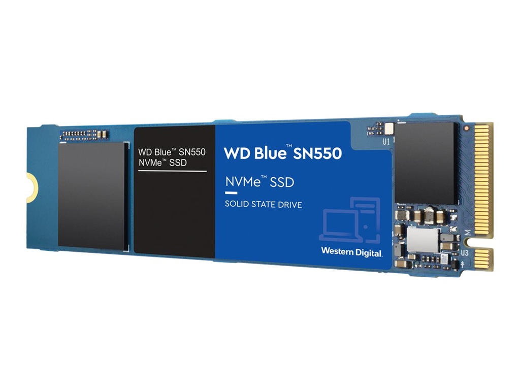 WD Blue SN550 NVMe SSD WDS250G2B0C - SSD - 250 GB - intern - M.2 2280 - PCIe 3.0 x4 (NVMe)