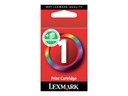 Lexmark Cartridge No. 1 - Farbe (Cyan, Magenta, Gelb)
