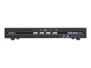 ATEN CS1184DP4C - KVM-/Audio-Switch - PSD PP v4.0 Compliant, DisplayPort, sicher mit CAC