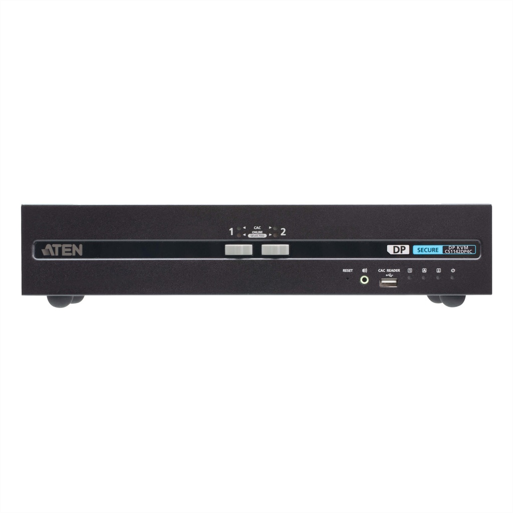ATEN USB - DP Dual Display Secure KVM Switc - KVM-Umschalter - 2-Port