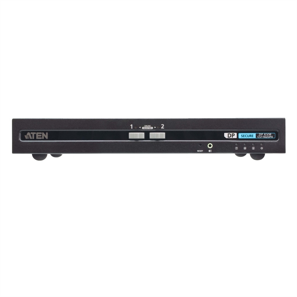 ATEN CS1182DP4 USB DisplayPort Secure KVM Switch - KVM-Umschalter - 2-Port