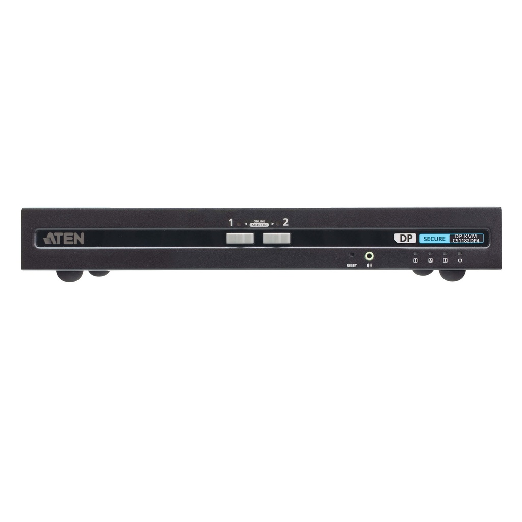 ATEN CS1182DP4 USB DisplayPort Secure KVM Switch - KVM-Umschalter - 2-Port