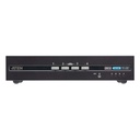 ATEN USB - 4K DVI Dual Display Secure KVM Switch - KVM-Umschalter - 4-Port