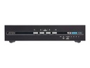ATEN CS1144DP4C - KVM-/Audio-/USB-Switch - DisplayPort/HDMI, Dual-Display, PSD PP v4.0 konform, sicher, universal, mit CAC