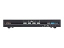 ATEN CS1184D4C - KVM-/Audio-Switch - USB, DVI, Secure, mit CAC (konform mit PSD PP v4.0)