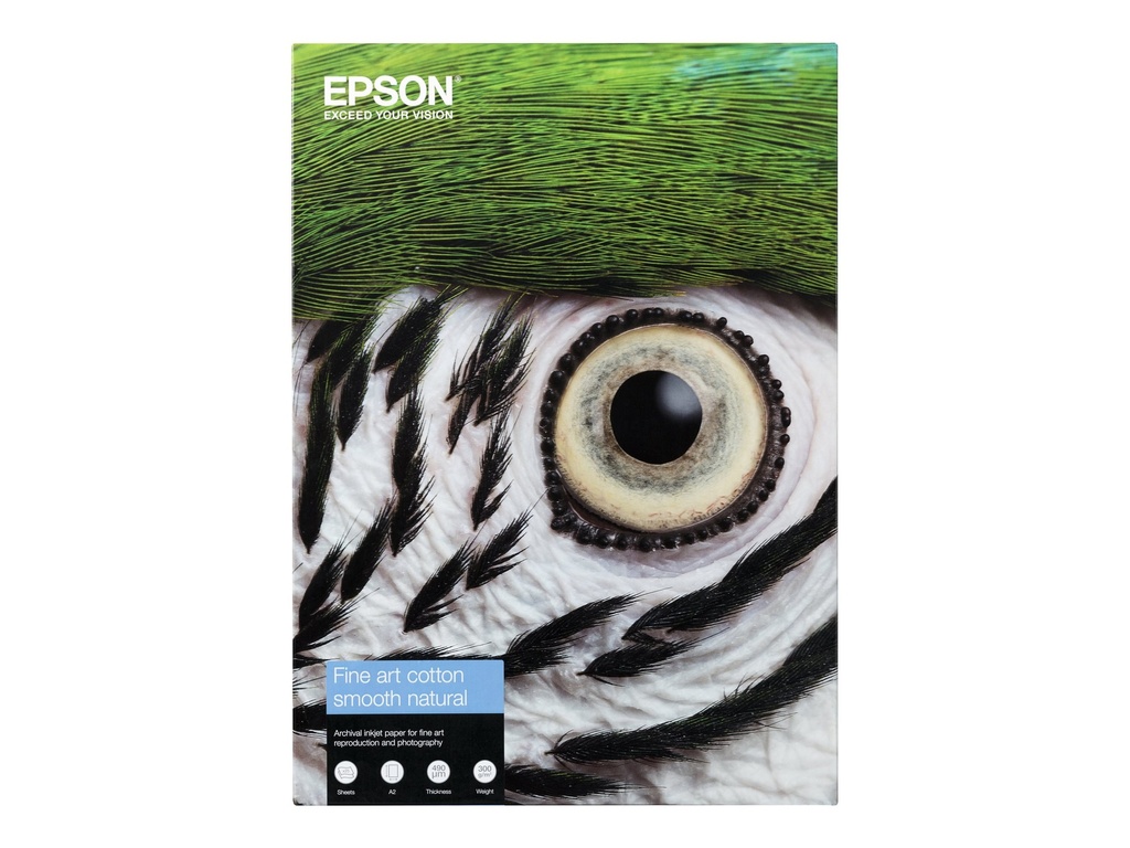 Epson Fine Art - Baumwolle - seidig - 490 Mikron - Natural - A3 Plus (329 x 483 mm)