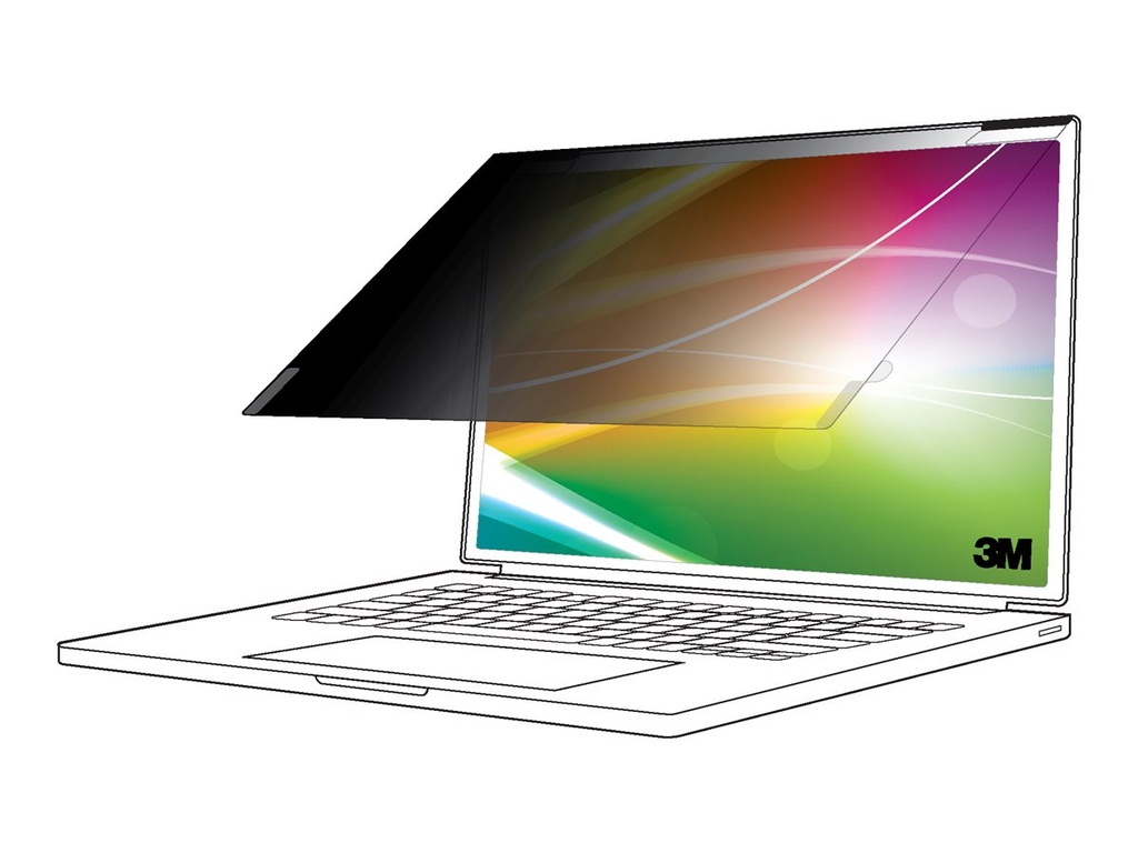 3M Blickschutzfilter für Notebook - heller Bildschirm - klebend - 34.2 cm (13.5")