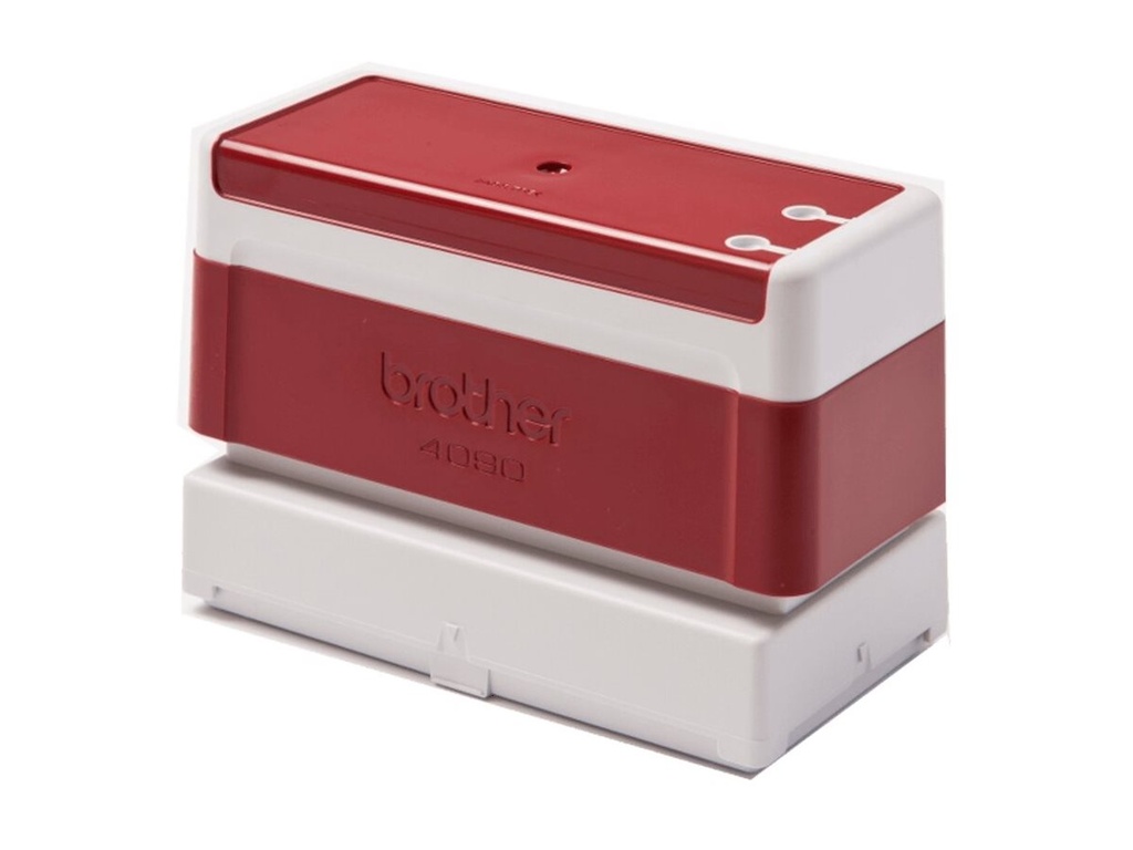 Brother 4090 - Stempel - vorgetränkt - Rot - Benutzerdefinierter Text - 40 x 90 mm (Packung mit 6)
