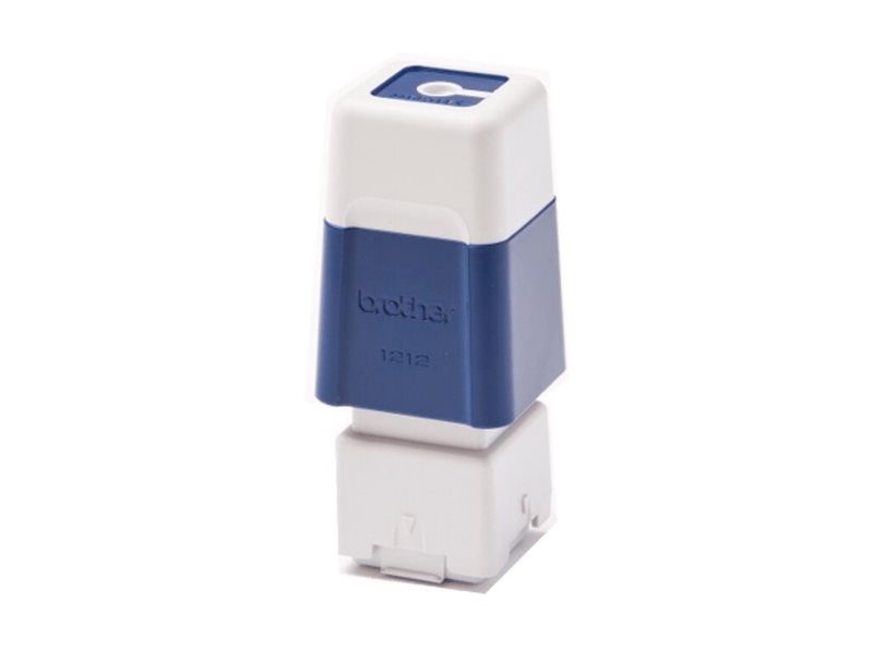 Brother 1212 - Stempel - Selbstfärbend - Blau - Benutzerdefinierter Text - 12 x 12 mm (Packung mit 6)