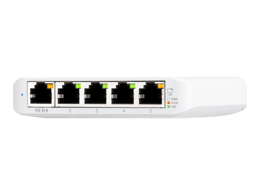 Ubiquiti UniFi Switch USW Flex Mini - Switch - managed - 4 x 10/100/1000 + 1 x 10/100/1000 (PoE+)