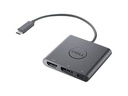 Dell Adapter USB-C to HDMI/DP with Power Pass-Through - Videoadapter - 24 pin USB-C männlich zu HDMI, DisplayPort, USB-C (nur Spannung)