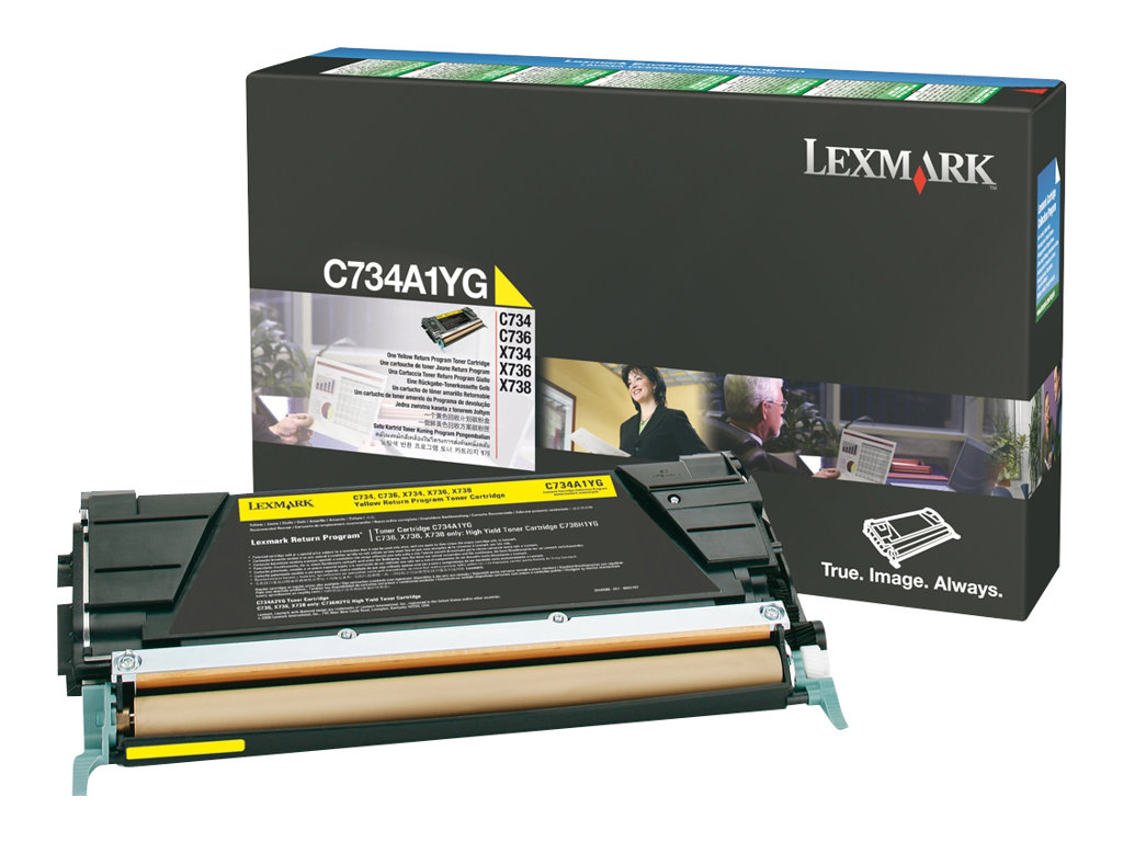 Lexmark Gelb - original - Tonerpatrone LCCP