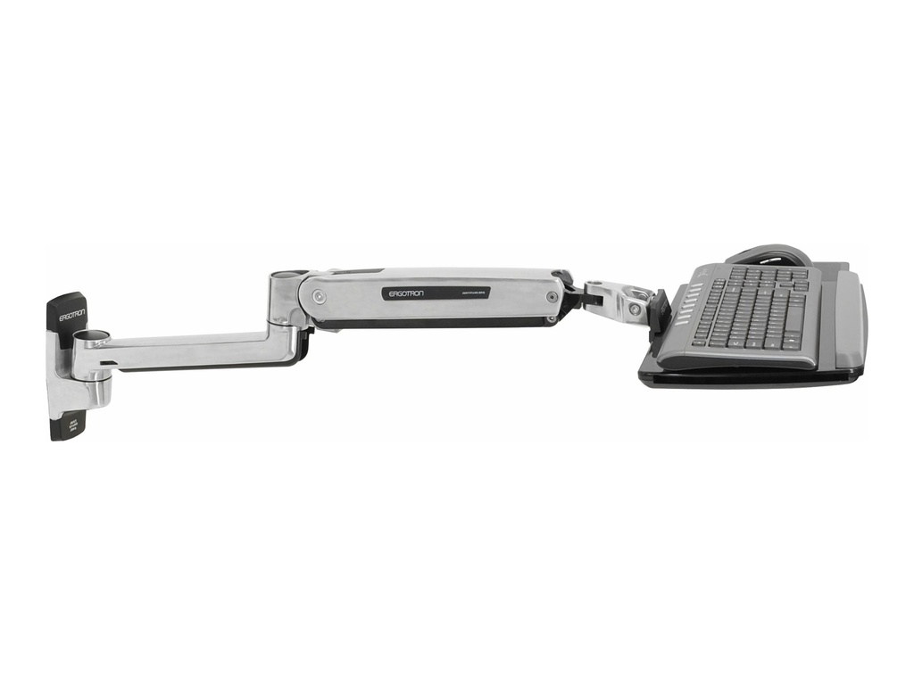Ergotron LX - Befestigungskit (Steh-Sitz-Arm, Verlängerung, Basis, Tastatur-Tablett, Mausablage zum Herausziehen, Handgelenkkissen, Maushalterung)