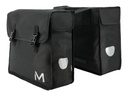 Mobilis Tasche für Laptop - 2 x 15 - PVC-beschichtetes Polyestergewebe, wasserabweisender Stoff - Schwarz - 35.6 cm - 39.6 cm (14" - 15.6")
