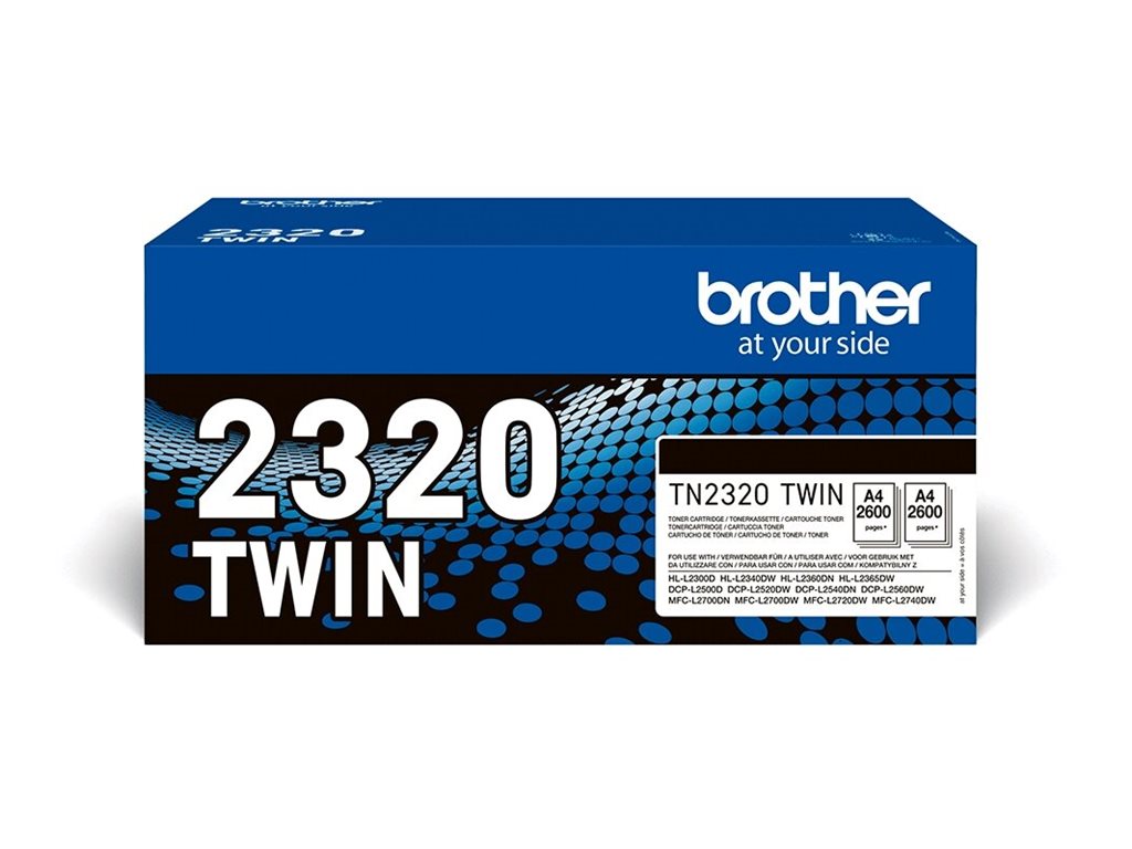 Brother TN2320 TWIN - 2er-Pack - Hohe Ergiebigkeit