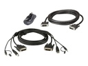 ATEN 2L-7D02UDX3 - Tastatur- / Video- / Maus- (KVM-)
