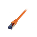 Synergy 21 Patchkabel RJ45, CAT6A 500Mhz, 0,5m, orange, S-STP(S/FTP), TPE/LSZH(Superflex), AWG26, - Kabel - Netzwerk