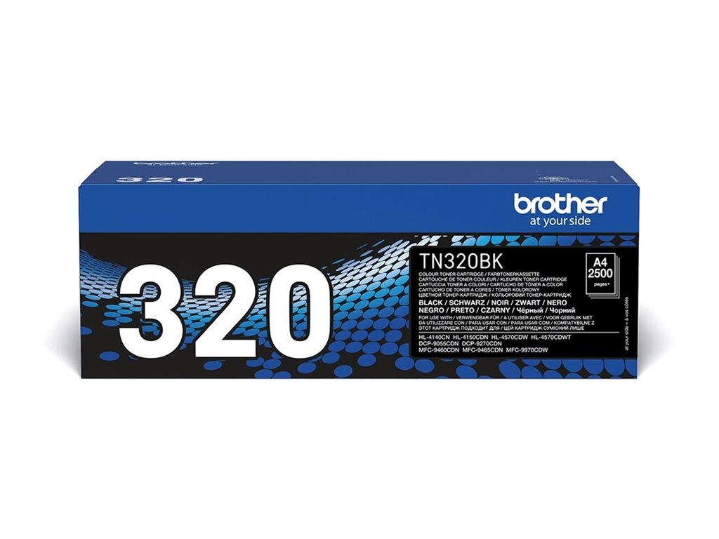 Brother TN320BK - Schwarz - original - Tonerpatrone