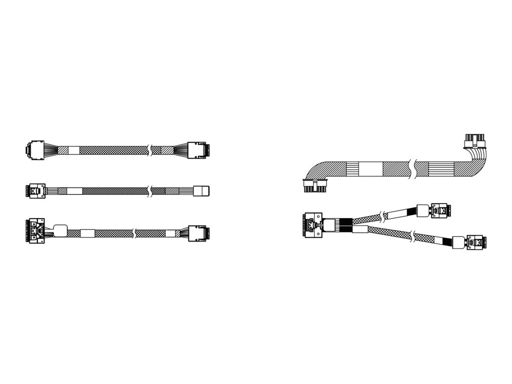 Lenovo Speicherkabelkit - für 4 x 3,5" SAS/SATA