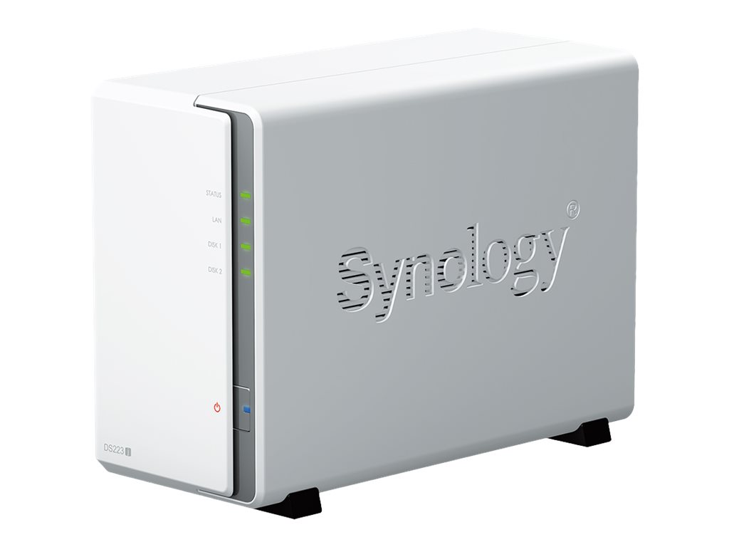 Synology DiskStation DS223J - NAS - Desktop - Realtek - RTD1619B - 1 GB - DDR4