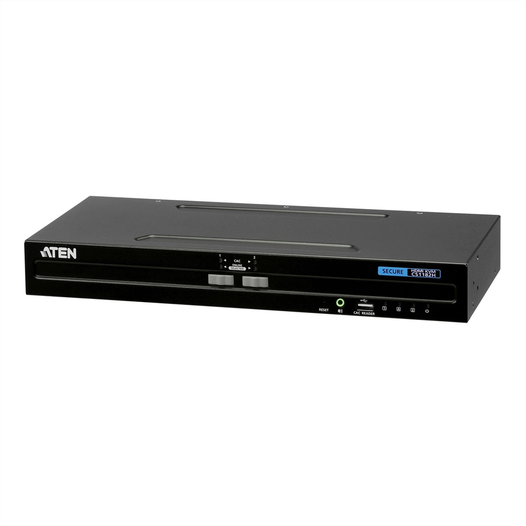 ATEN USB HDMI Secure KVM Switch - KVM-Umschalter - 2-Port