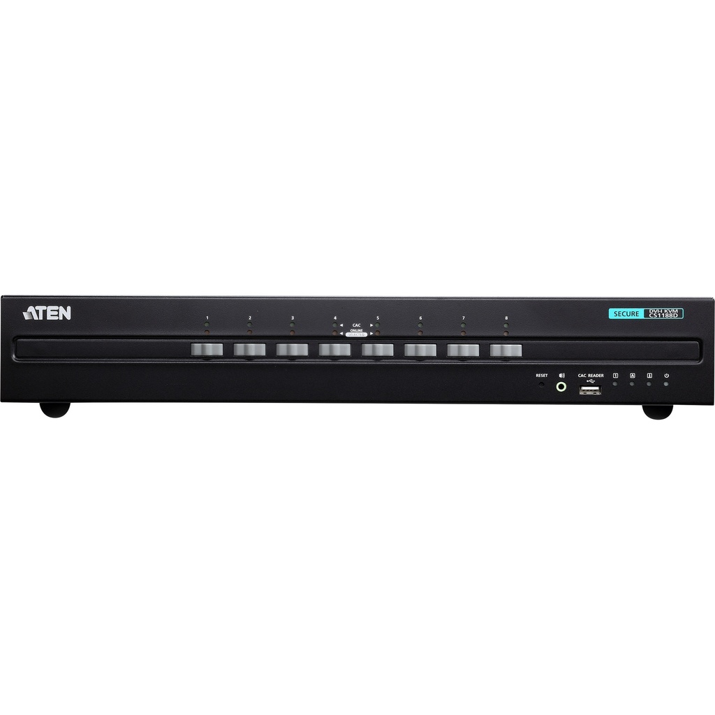 ATEN USB DVI Secure KVM Switch - KVM-Umschalter - 8-Port