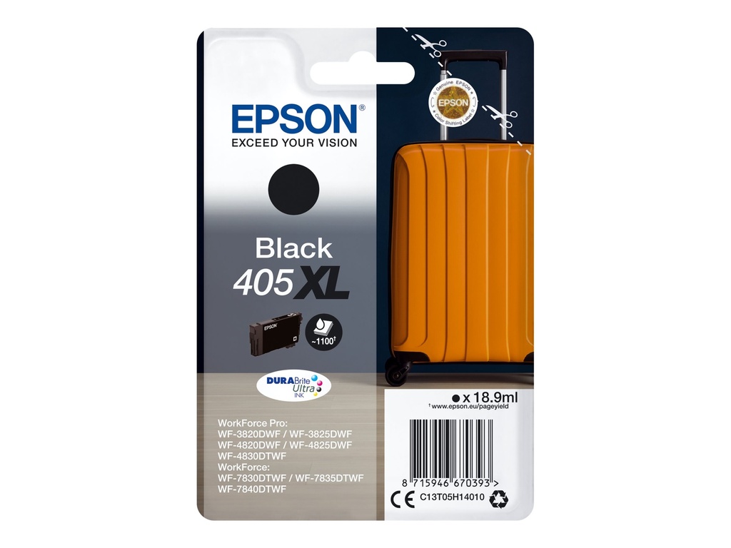 Epson 405XL - 18.9 ml - Schwarz - original