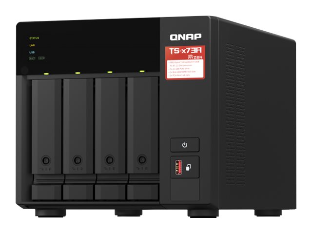 QNAP TS-473A - NAS-Server - 4 Schächte - 32 TB