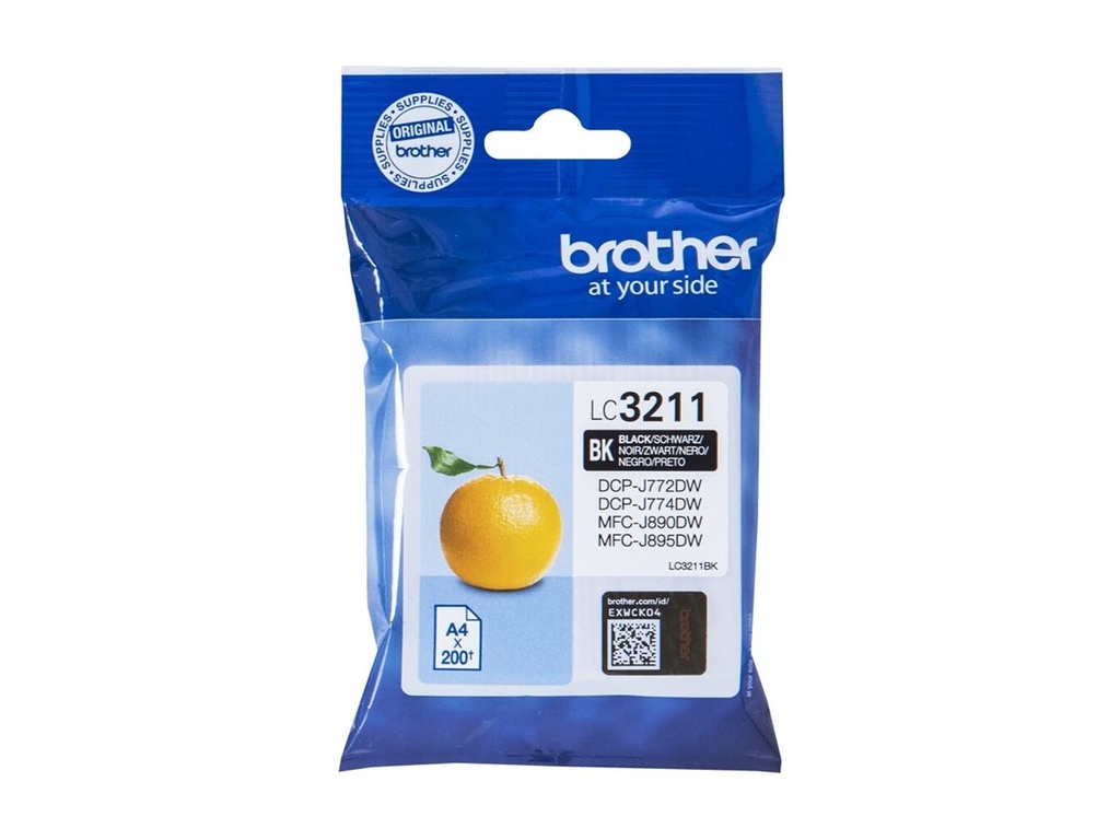 Brother LC3211BK - Schwarz - original - Tintenpatrone