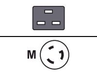 Fsas Technologies Fujitsu - Stromkabel - IEC 60320 C19 zu NEMA L6-20 (M)
